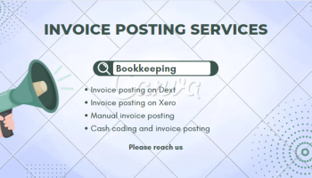 Invoice Posting Services - Dext/Hubdoc/Manual