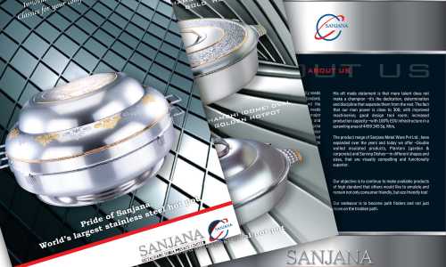 Brochure design for Sanjana Metals