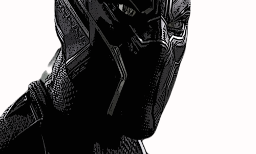 Black Panther Cartoon Character 