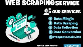 Provide you with Web Scraping, Data Mining, Lead Generation, and Email-List Services.