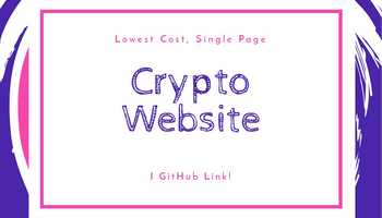 I can develop Single Page Crypto Website Using HTML, CSS Templates in Lowest Cost