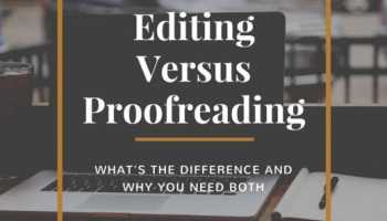 I edit and proofread documents