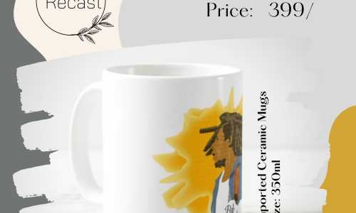 I can design customized mugs for you.