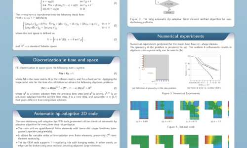 Academic poster created in LaTeX