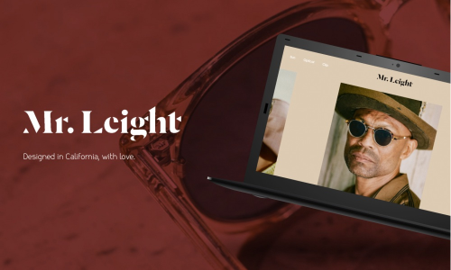 A platform that redefines eyewear shopping (Angular) https://mrleight.com/