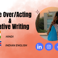 Hindi and English voice over