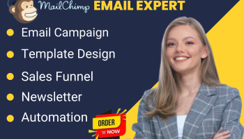 I will create an advanced MailChimp customer journey, MailChimp Landing page mailerlite