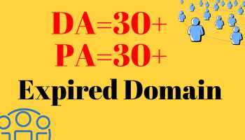 I Will Find An Expired Domain Name With 30 Plus Da Pa