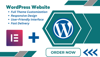 I will build amazing and responsive wordpress website design