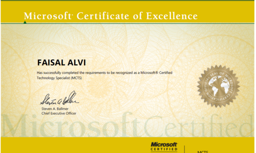 Microsoft Technical Specialist