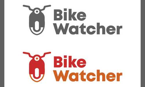 Logo design for Bike Watcher - A mobile app that prevent theft of Bike and Bicycles