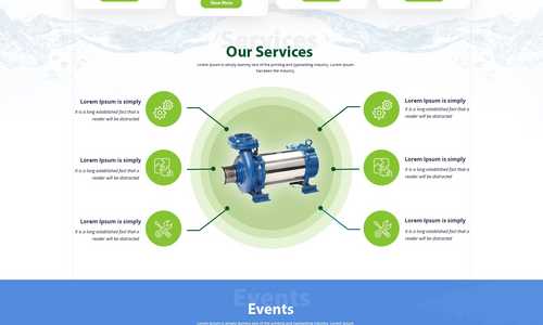Contra Care Website for Submersible Pumps