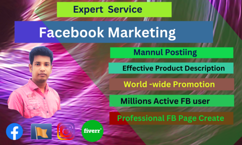 I am a Facebook Marketer. I know Facebook ads and boost. Facebook Page Create and manage 