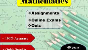 I will give assistant in mathematics assignments and questions