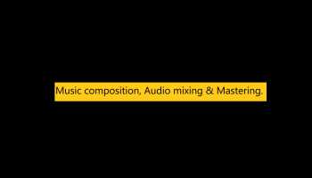 Music composition, mixing and mastering of vocals with background music.