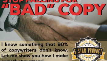 I write sales copy that actually sells!