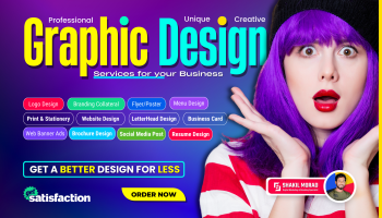 I will elevate your brand with professional graphic design and branding services