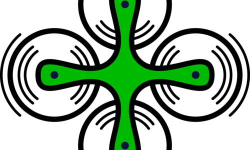 Sample of an vector drone logo.