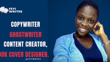 I offer writing, editorial services and book cover designing.