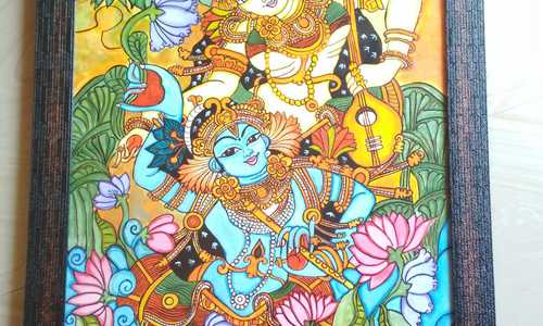 Traditional kerala mural painting 3ft X 2ft