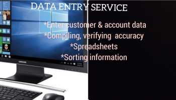 I am a Data Enrty Operator 