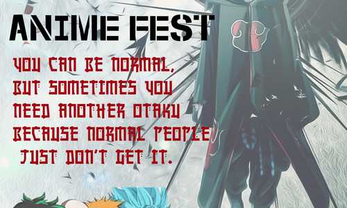 Anime fest poster