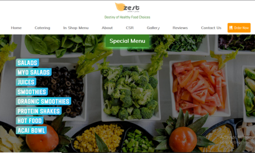 For this project customer wanted custom theme, so we have designed website page mockups and then designed UI of this following website, https://zestsalads.com.au/ Now we are working on SEO part, recently we have ranked following keyword you may check on any browser best salads and juices in sydney 