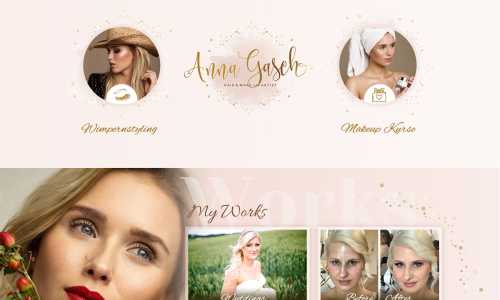 Develope anna Gasch site In wordpresshttp://anna-gasch.com/
