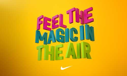 Concept 3D Design for Nike AD Phrases