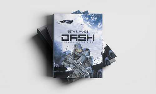 Book Cover Design for a graphical novel named "DASH"
