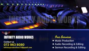 I do Web/Graphic Designs, Audio Production/Editing and Video Editing.