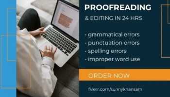 i will provide services of editing and proofreading for your any document or file