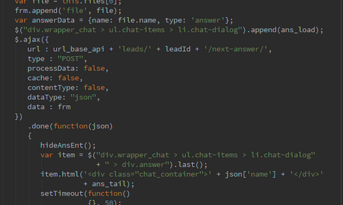 Javascript code developed for cvcube.ch site
