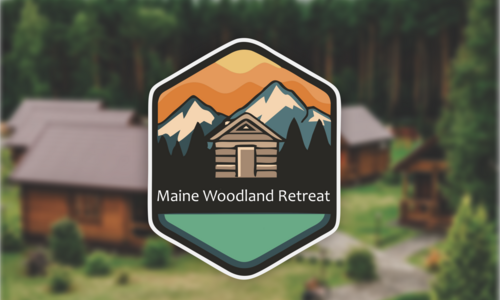maine woodland retreat logo