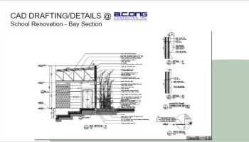 2D drafting services for Architectural drawing sheet