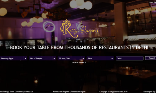 Website: http://kittyqueens.com/ Description: Here user can search the restaurants and can book the table according to the time slots. Skills Used: AJAX, JavaScript, jQuery, MySQL, PHP
