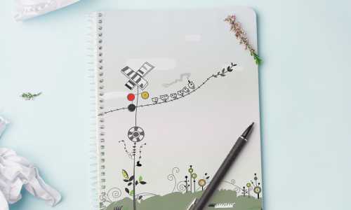 I can design customized notebooks.