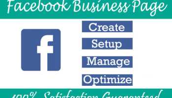 Create, Design and Optimize a facebook business page