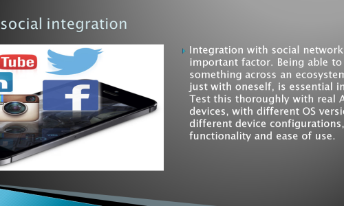 Test on Social Integration