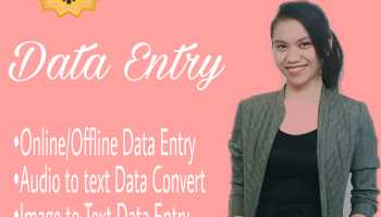 Data entry, typing job , converting fils, microsoft excel/word/ pdf/ publisher 