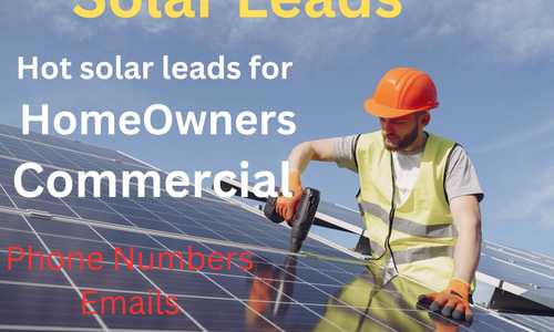 Solar Leads for Solar companies to increase their sales