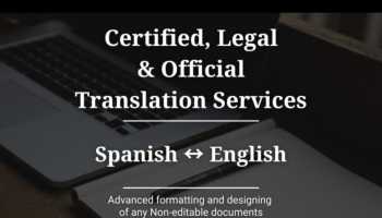 English-Spanish Translation and Vice Versa