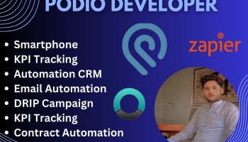 Podio CRM Developer | Zapier & Make Expert | Podio Certified Partner