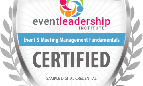 Certified Event Management & Marketing Fundamentals Badge Event Leadership Institute 