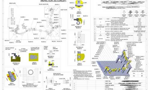 Checking Fixture design for Suzuki OEM car part