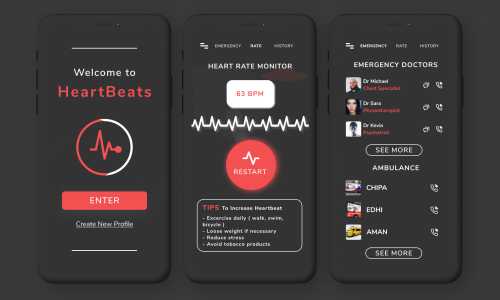 Heartbeats Checking App