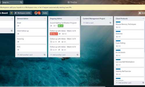 •	Manage client onboarding using company workflow using Trello •	Project Management and Task Assignment