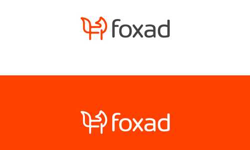 Logo designed for an ad agency named Foxad.