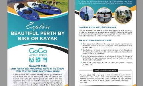 DL flyer design for a tourism company