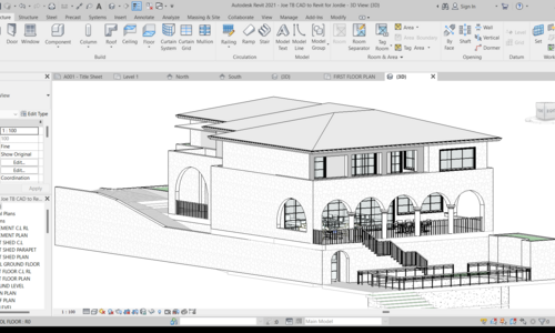 3D view working in Revit